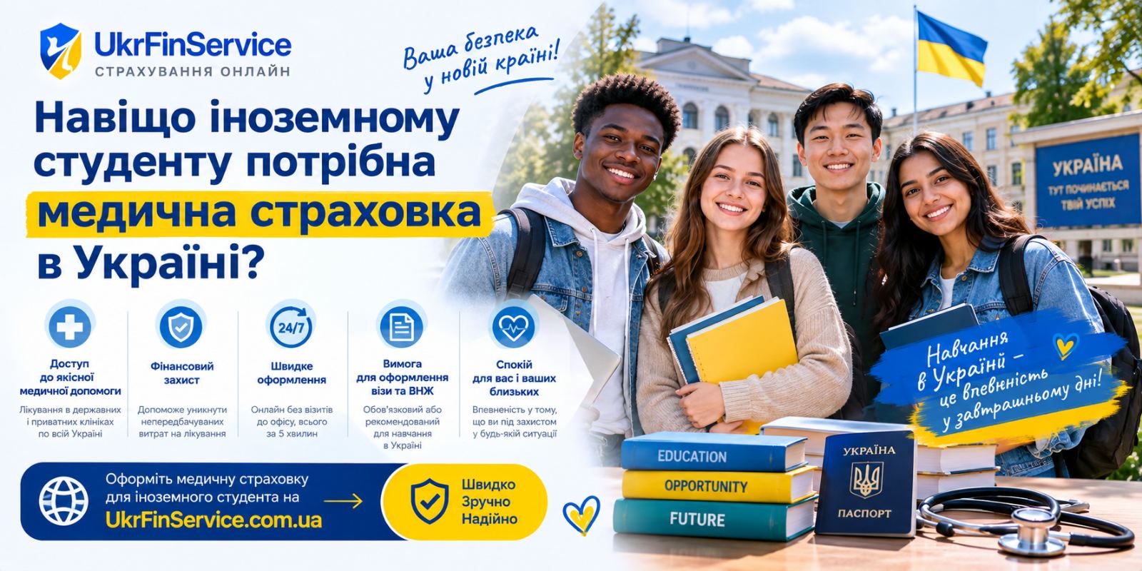 Страхование иностранных студентов в Украине: особенности оформления медицинской страховки