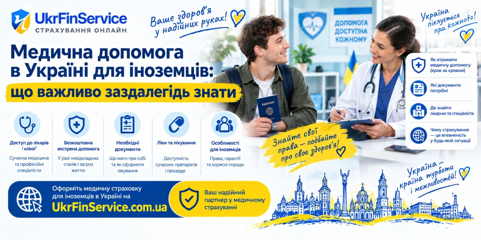 Какие данные нужно подготовить для оформления страховки иностранцу онлайн